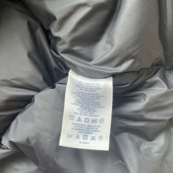 Lands End Down Puffer Vest Mens Large 42-44 Black Snaps Outdoor Lightweight - Picture 3 of 6